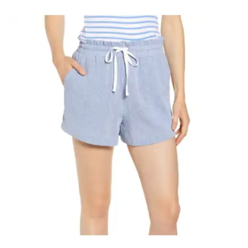 Gibson Cabo Pool Drawstring Paperbag Shorts Ruffle Waist x Hi Sugarplum Small